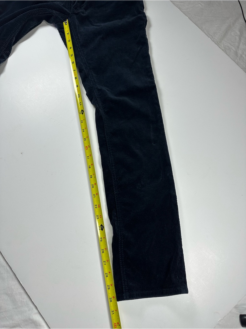Vintage Ralph Lauren Blue Label Brand Thompson Black Wide Wale Corduroy Pants 8 - Picture 4 of 16